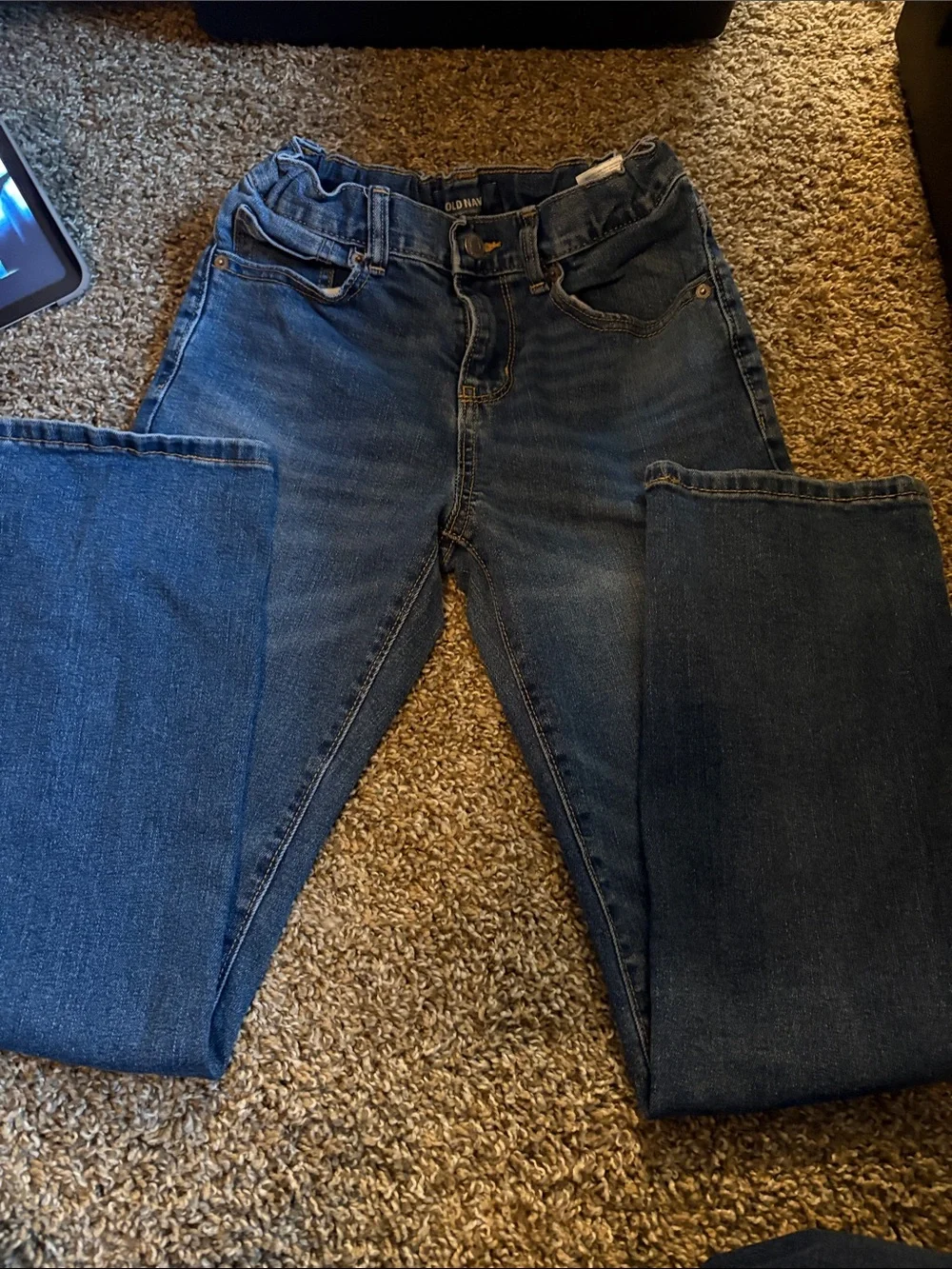 Old Navy Blue Straight Leg Women's Jeans